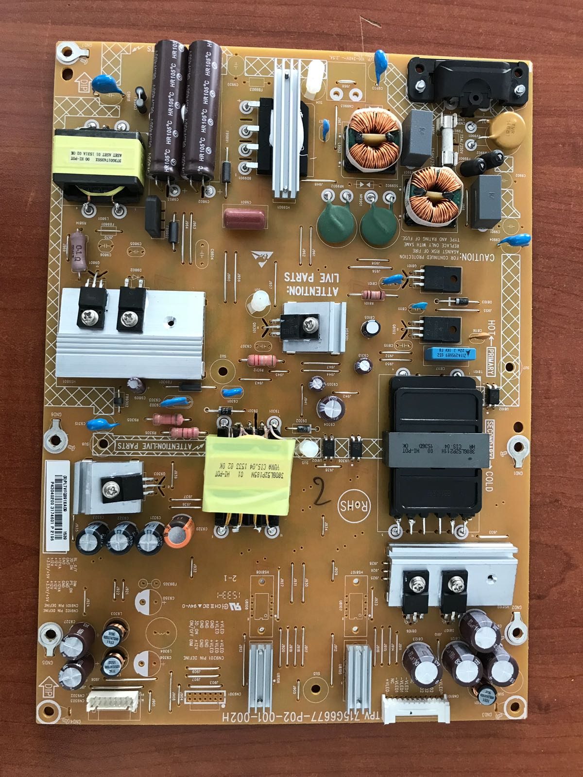 715G6677 P02 001 002H Philips Power Board