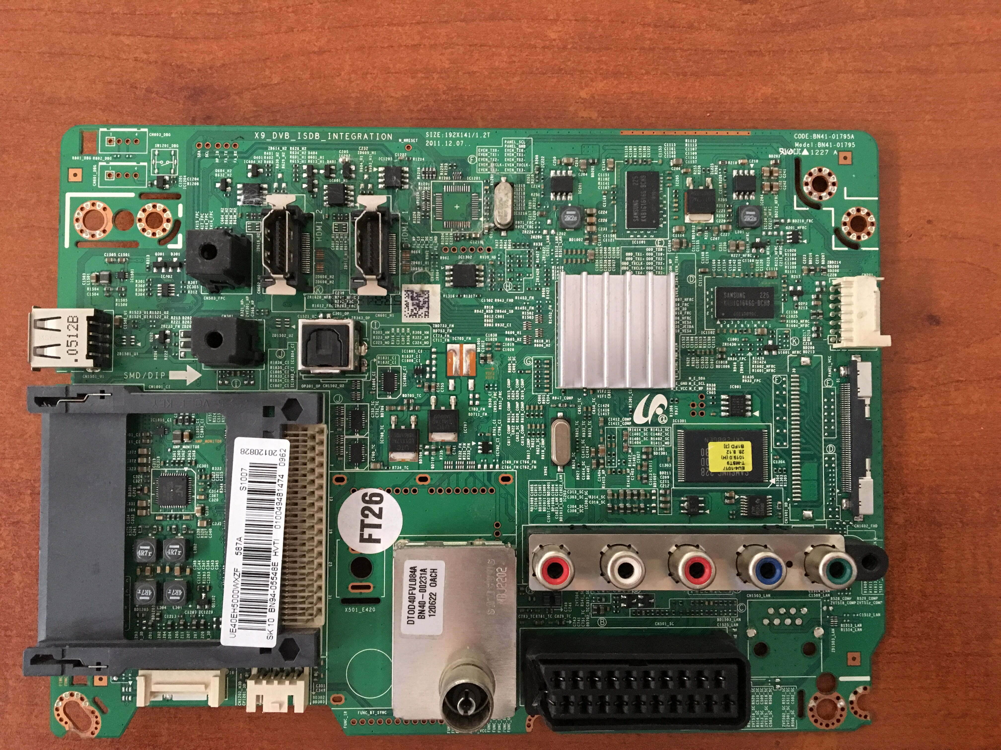 BN41-01795A Samsung Main Board | Tv Yedek Parçaları - Bursa Tv Tamiri ...
