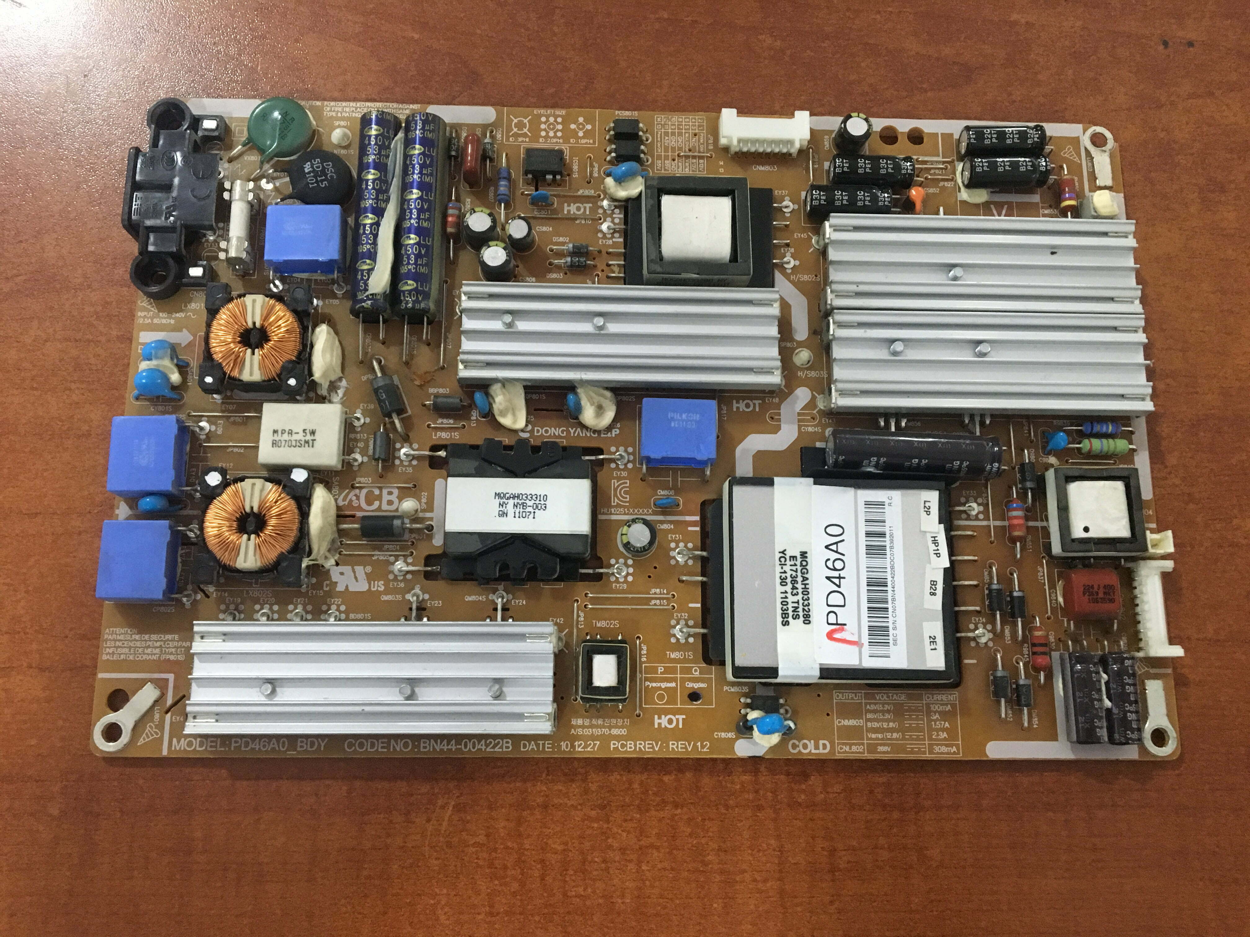 BN44-00422B Samsung Power Board | Tv Yedek Parçaları - Bursa Tv Tamiri ...